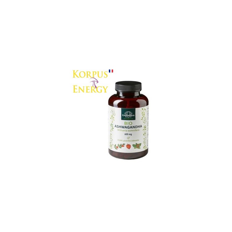 Ashwagandha bio Korpus Energy France Ashwagandha bio Korpus Energy France